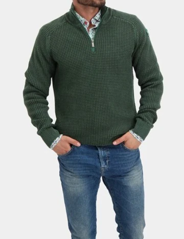 Pulover N.Z.A NEW ZEALAND AUCKLAND, verde, L Verde