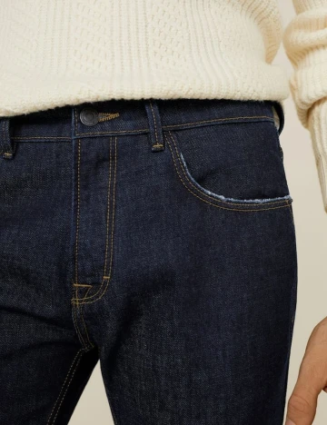 Blugi Bob regular fit de culoare inchisa, albastru foarte deschis, 36 Albastru