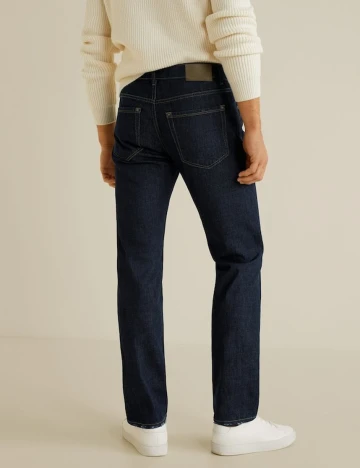 Blugi Bob regular fit de culoare inchisa, albastru foarte deschis, 36 Albastru