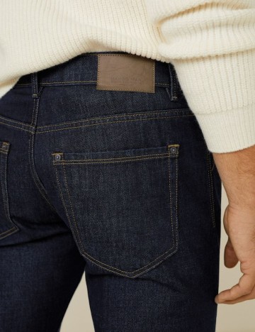 Blugi Bob regular fit de culoare inchisa, albastru foarte deschis, 36