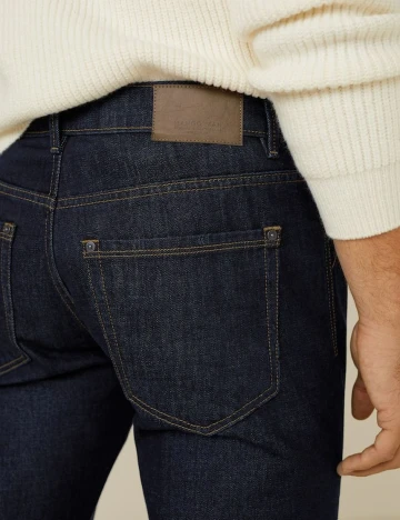 Blugi Bob regular fit de culoare inchisa, albastru foarte deschis, 36 Albastru