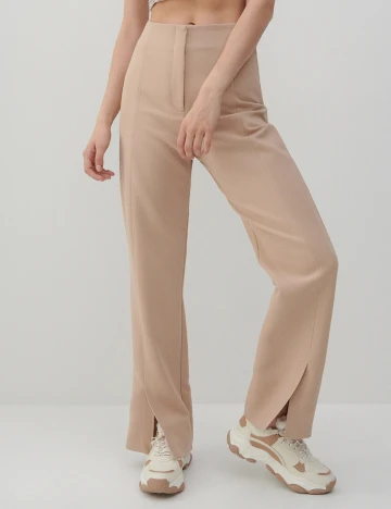 Pantaloni Reserved, crem, 38
