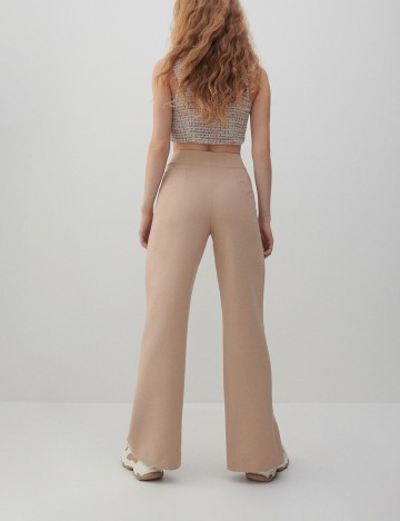 Pantaloni Reserved, crem, 38