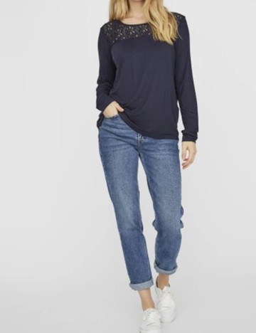 Bluza Vero Moda, bleumarin, XS