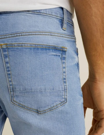 Blugi Jude skinny spalati deschis, albastru deschis, 36 Albastru