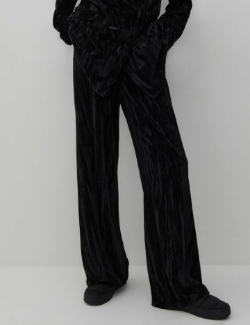 Pantaloni Reserved, negru, XS