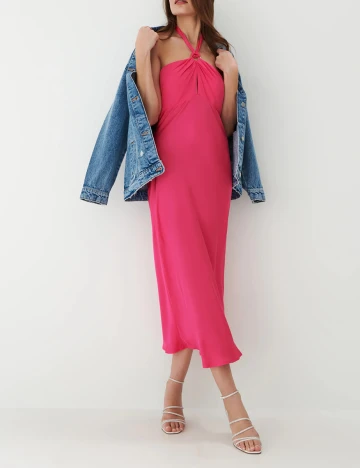 Rochie Medie Mohito, roz, 32 Roz