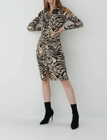 Rochie scurta Mohito, crem, M Crem