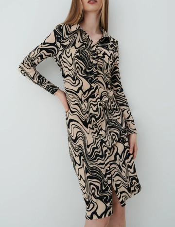 Rochie scurta Mohito, crem, M