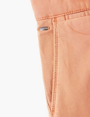 Chino slim-fit din bumbac, maro-tutun, 36