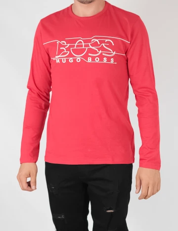 Bluza Hugo Boss, rosu, S