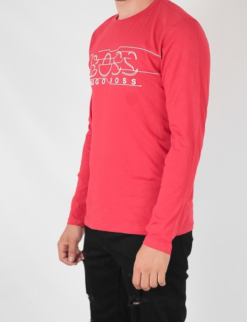 Bluza Hugo Boss, rosu, S