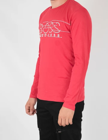 Bluza Hugo Boss, rosu, S
