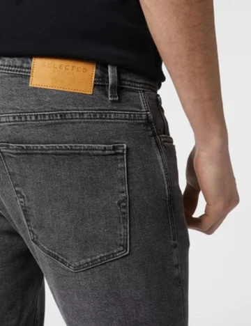 Blugi Selected, gri inchis, W38/L32 Gri