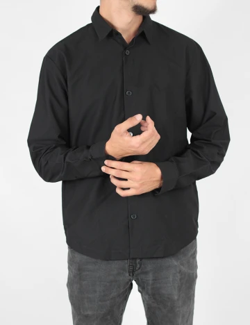 Camasa Selected, negru, L