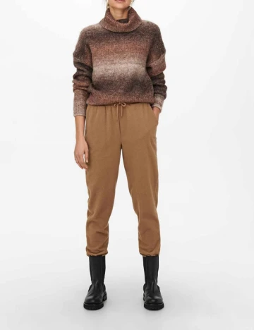 Pantaloni Only, maro, L