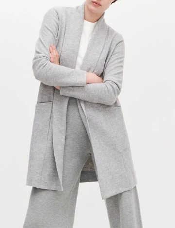 Cardigan Reserved, gri, S Gri