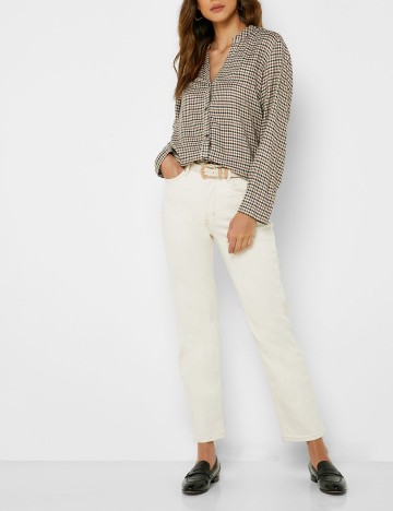 Blugi Mango, crem, 32