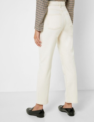 Blugi Mango, crem, 32