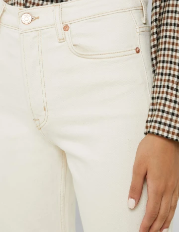 Blugi Mango, crem, 32