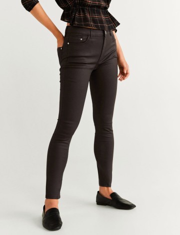 Pantaloni Mango, maro, 32