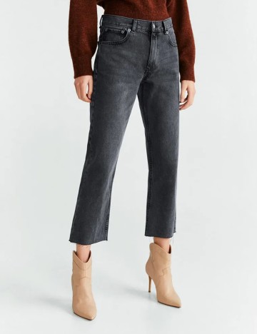 Blugi Mango, gri, 38