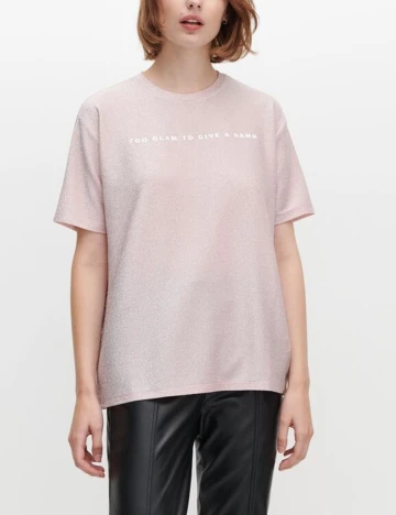 Tricou Reserved, roz, L Roz