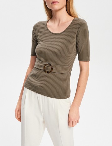 Bluza Reserved, kaki, L
