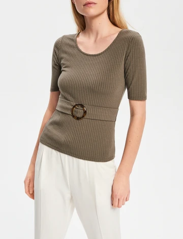 Bluza Reserved, kaki, L