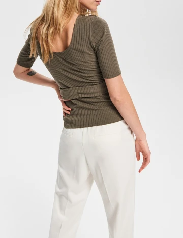 Bluza Reserved, kaki, L