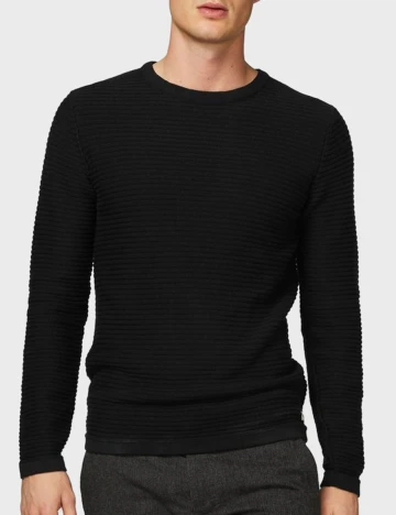 Pulover PRODUKT, negru, L Negru