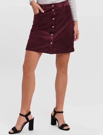 Fusta Vero Moda, grena, S