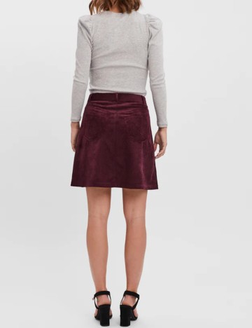 Fusta Vero Moda, grena, S
