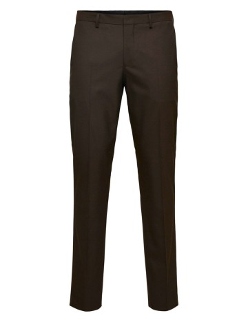 Pantaloni Selected, maro inchis, 58