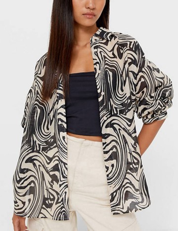 Camasa Stradivarius, bej, XS