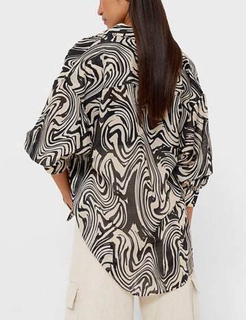 Camasa Stradivarius, bej, XS