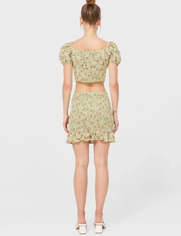 Fusta Stradivarius, verde, M