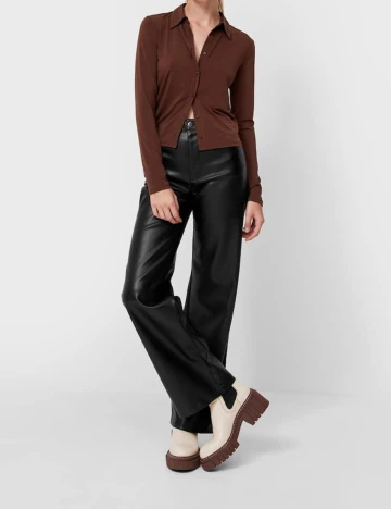 Camasa Stradivarius, maro, S