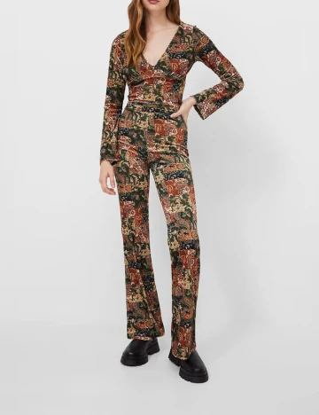 Pantaloni Stradivarius, mix culori, XS