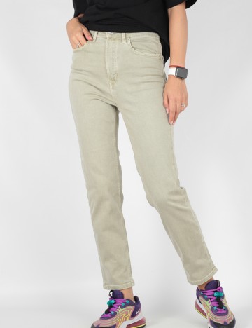 Blugi Stradivarius, verde, 34