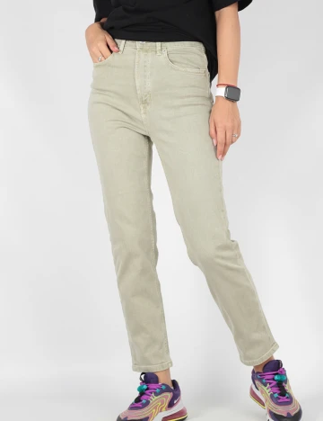 Blugi Stradivarius, verde, 34