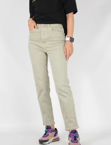 Blugi Stradivarius, verde, 34