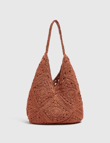 Geanta Pull&Bear, caramiziu