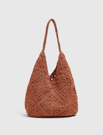 Geanta Pull&Bear, caramiziu