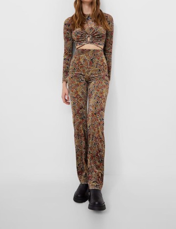 Pantaloni Stradivarius, mix culori, S