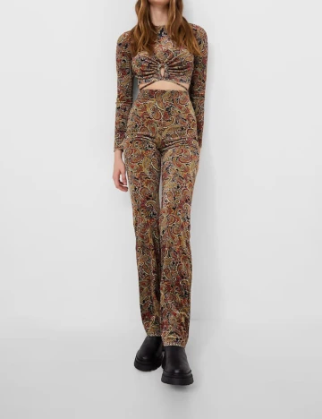 Pantaloni Stradivarius, mix culori, S
