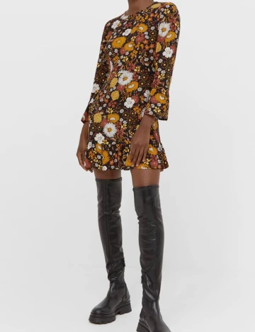 Rochie scurta Stradivarius, floral, S