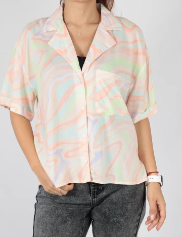 Camasa Stradivarius, somon, S