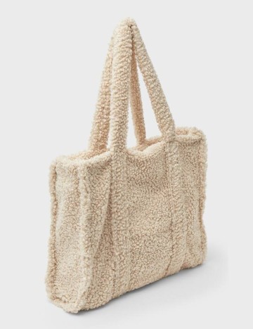 Geanta Stradivarius, crem, ONE SIZE