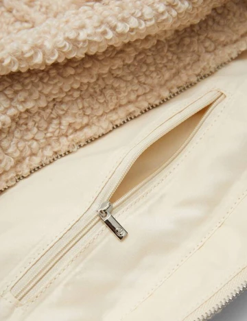 Geanta Stradivarius, crem, ONE SIZE